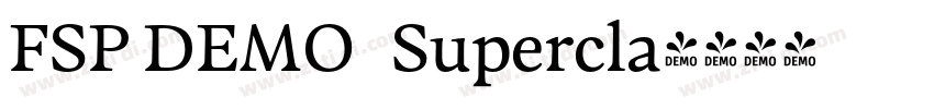 FSP DEMO   Supercla字体转换